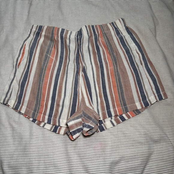 SHEIN Pants - Striped High Waist Shorts Medium – SHEIN Y2K Retro Preppy Aesthetic